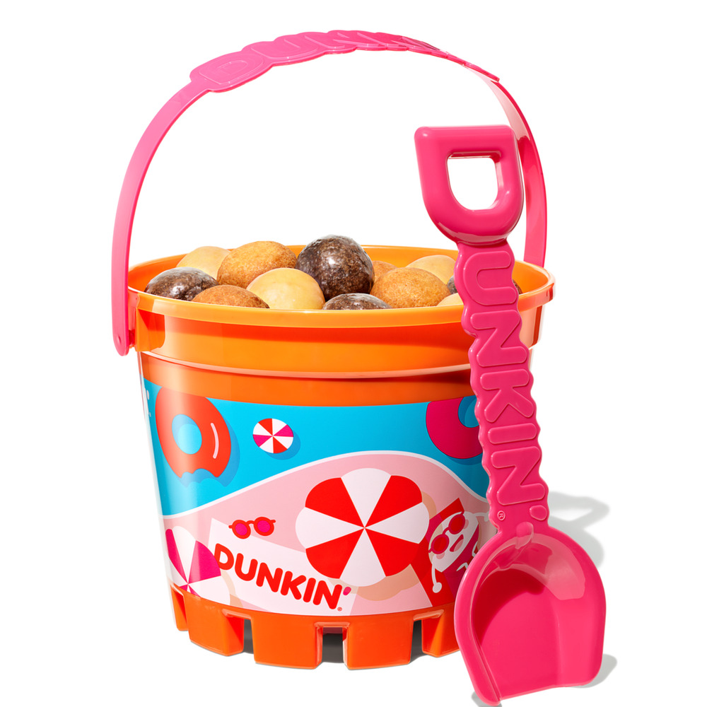 Dunkin' Donuts Beach Bucket/Pail/Shovel/Lid Real Housewives of Rhode Island-NEW! - Picture 4 of 7